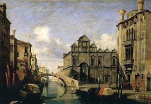 Venezia, Veduta Della Scuola Di San Marco