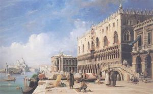 The Doges' Palace by Jules-Romain Joyant