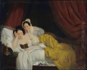 La Lecture by Saintin Francois Jozan