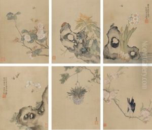 Flowers, Birds And Insects by Ju Chao