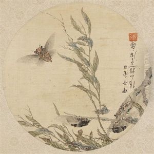 Cicada And Branches by Ju Lian