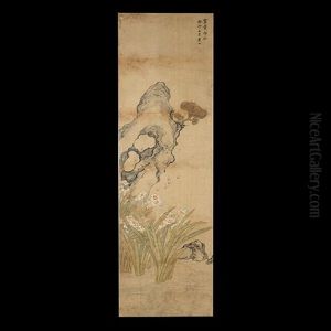 Narcissus And Lingzhi Hanging Scroll Narcissus And Lingzhi Hanging Scroll