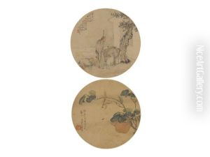 Figures And Insect by Ju Lian