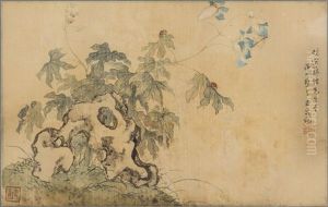 Flowers And Rocks by Ju Lian