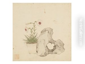 Flower With Stones by Ju Lian