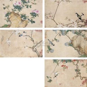 Flowers And Birds (+ 4 Others; 5 Works) by Ju Lian