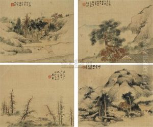 Landscape (+ 3 Others; 4 Works) by Ju Lian