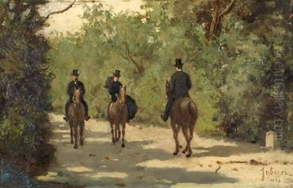 Promenade A Cheval Avec Amazone : La Rencontre - view 1