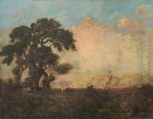 Golden Evening (possibly Monterey, Ca) by Charles Chapel Judson