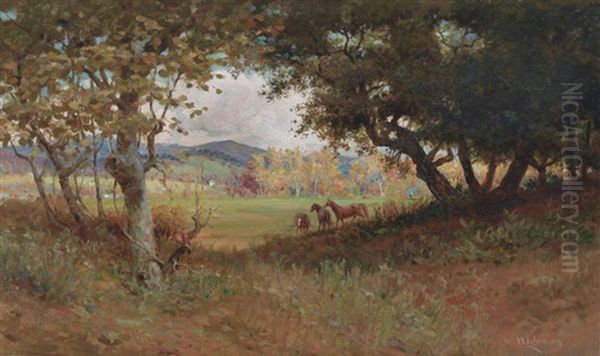 Horses In A Landscape - view 1
