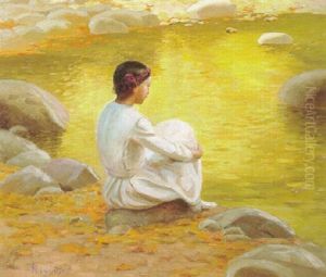 By The Pool by William Lee Judson