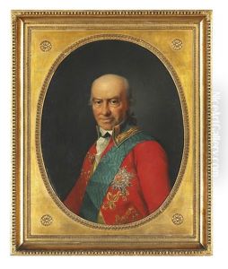 Portrait Of Heinrich Wilhelm Von Huth Portrait Of Heinrich Wilhelm Von Huth