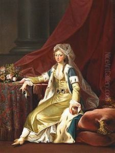 Princess Louise Augusta In A Turkish Dress by Jens Juel