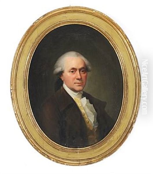 Portrait Of Baron Heinrich Von Bolten (1734-1790) In A White Shirt With Ruffles - view 1