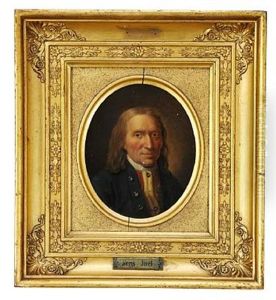 A Pair Of Portraits Of The Painter's Foster-father Jorgen Jorgensen (1725-1790), Parish Clerk And Schoolmaster At Gamborg School, Funen, And His Mother Elisabeth Vilhelmine Juel (1724-1799) (pair)