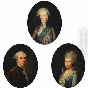 Portrait Of Crown Prince Frederick (vi) Of Denmark Wearing The Order Of The Elephant (+ 2 Others, Smllr; 3 Works)