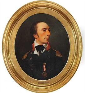 Portraet Af Kontreadmiral Lorenz Fjelderup Lassen