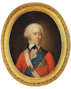 Portraet Af Chr. Vii. I Rod Uniformsjakke