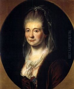 Portrait Der Magdalene Charlotte Hedwig Lovenskiold, Geb. Numsens Juel Portrait Der Magdalene Charlotte Hedwig Lovenskiold, Geb. Numsens Juel