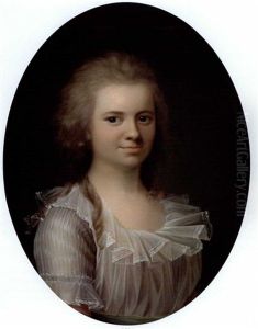 Portraet Af En Ung Pige, Antagelig Marie Henriette Duntzfelt