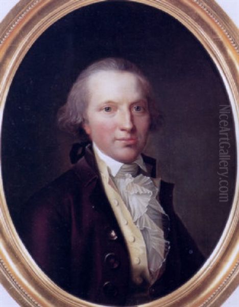 Portraet Af Generalkrigskommissaer Ole Tonder Lange Til Oxholm, Bratskov Og Kastrupgard - view 1