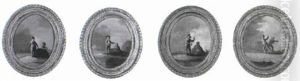 The Four Seasons-en Grisaille by Jens Juel