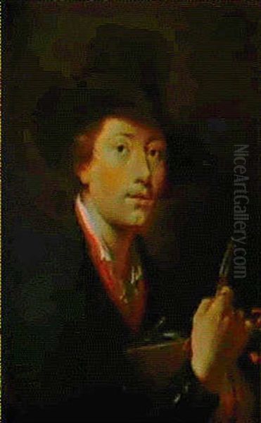 Portraet Af Kobberstikkeren Frederik Ludvig Bradt,1747-1829. - view 1