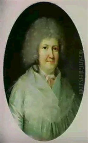 Et Par Portraetter Af Christopher Mc. Evoy Og Hustru Jane   F. Low - view 1