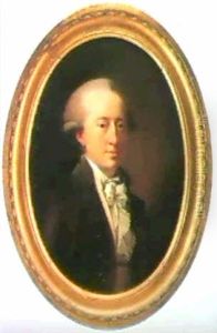 Et Par Portraetter Af Kontor- Chef I Admiralitetet Henrik   Even Moe Og Hustru Henriette Frederica Moe...