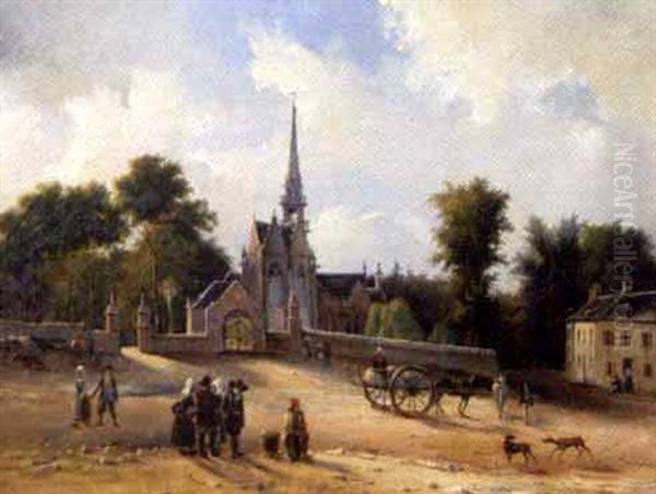 Animation Devant Notre-dame De Rumengol - view 1