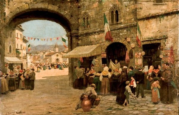 Dia De Mercado En Roma - view 1