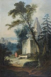 Berger Pres D'une Fontaine by Nicolas-Jacques Juliard