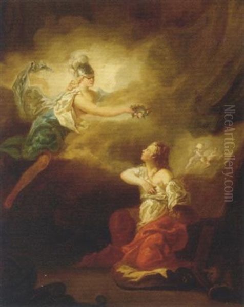 Glory Crowning The Muse Of Painting - view 1