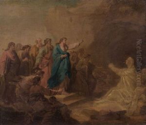La Resurrection De Lazare by Simon Julien