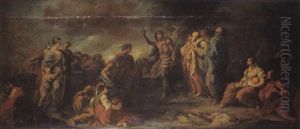 La Predication De Saint Jean-baptiste by Simon Julien
