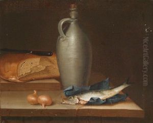 Kuchenstillleben (pair)