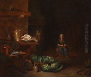 Interior De Cozinha by Justus Juncker