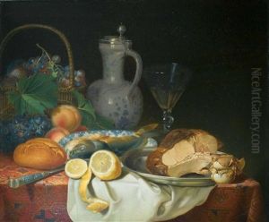 Stillleben (+ Another; 2 Works) by Justus Juncker