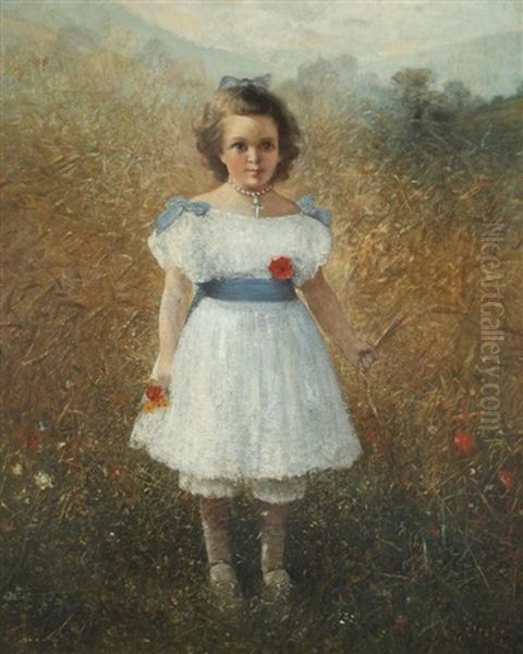 Young Girl In Field - view 1