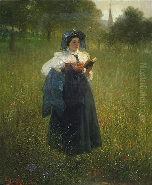 Junge Kirchgangerin In Tracht - view 1