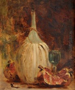 Nature Morte A La Grenade Eclatee by Charles Frederic Jung