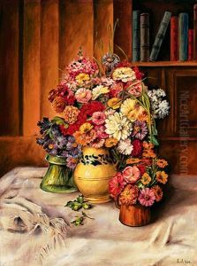 Astern Und Dahlien by Elisabeth Jung