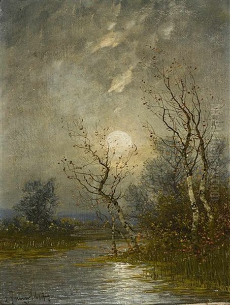 Moonlit Landscapes (pair) - view 1