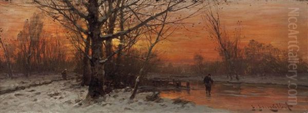 Reisigsammler In Winterlandschaft - view 1