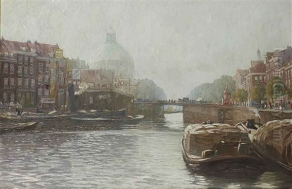 A View Of The Singel, Amsterdam - view 1