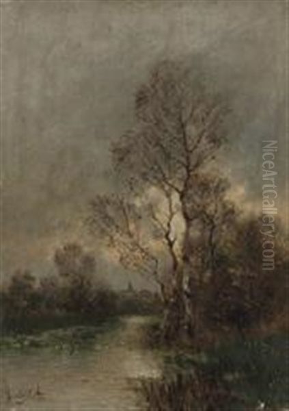 Herbstliche Fluslandschaft - view 1