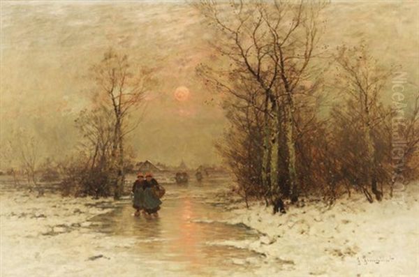 Morgendliche Winterlandschaft - view 1
