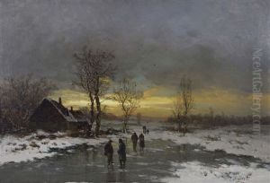 Abendliche Winterlandschaft Abendliche Winterlandschaft