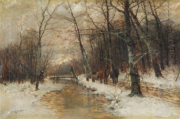 Stream In Winter Aura - view 1