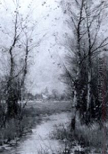Herbstlandschaft by Johann II Jungblut